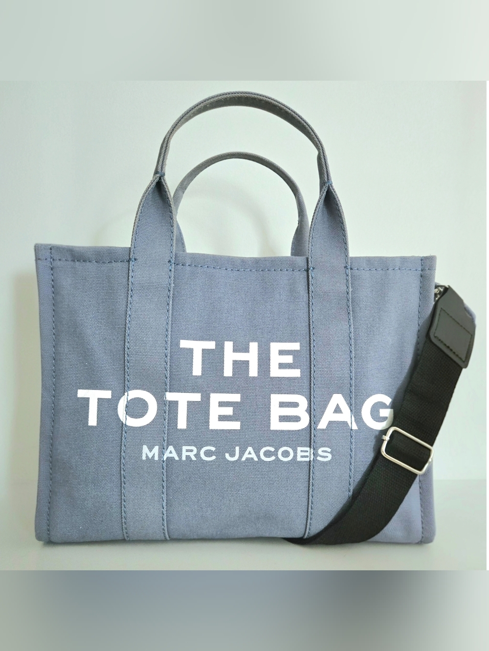 Authentic Marc Jacobs Canvas Tote Messenger Work Travel Laptop Bag